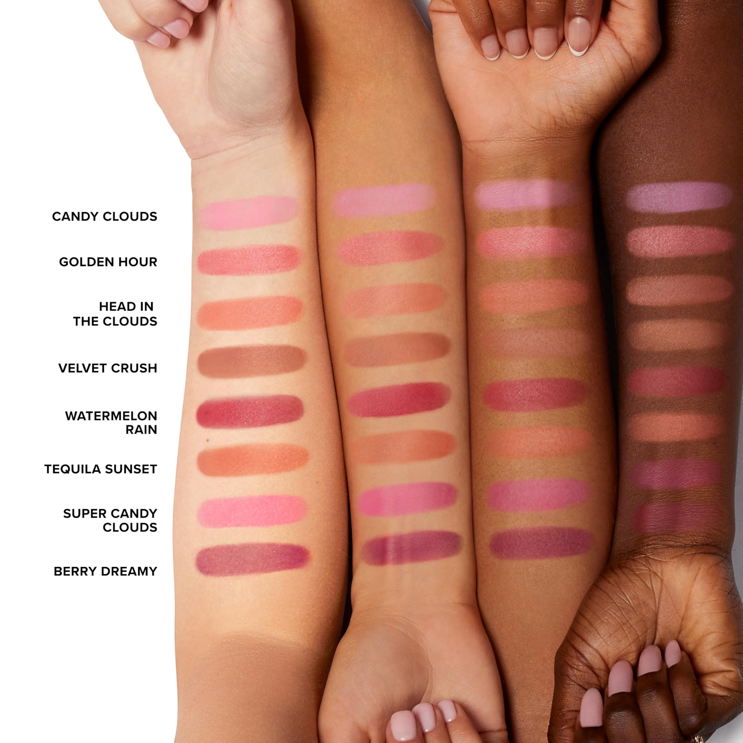Too Faced Cloud Crush Blurring Blush | Velvety Powder Blush for Cheeks with High-Pigment Formula | 93% Naturally Derived Ingredients, Vegan & Cruelty-Free, Berry Dreamy, 0.17 Ounce