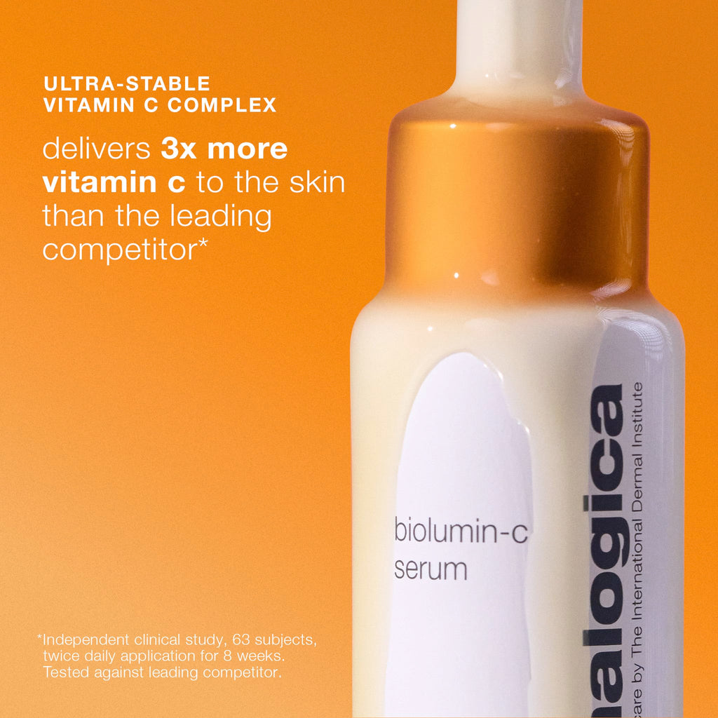 Dermalogica Biolumin-C Serum, Vitamin C Dark Spot Serum for Face with Peptide and AHA - Exfoliates and Reduces Sign of Skin Aging, 1 Fl Oz