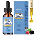 Wormwood Black Walnut Clove Parasite Cleanse for Humans & Kids, 20 in 1 Zeolite, Chlorella, 20 Billion Probiotics, Liquid Detox Support, Gut & Digestive