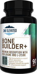 Comprehensive Bone Builder Calcium Supplement. Formulated with Highest Grade Calcium -Carbonate/Hydroxyapatite/Citrate, Magnesium, Zinc, D3. Works in Sync