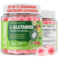 Nextdia L-Glutamine 1200mg Gummies for Gut & Immune Support – Leaky Gut Repair with Slippery Elm, Marshmallow Root, Ginger, Aloe, Vitamin C D3