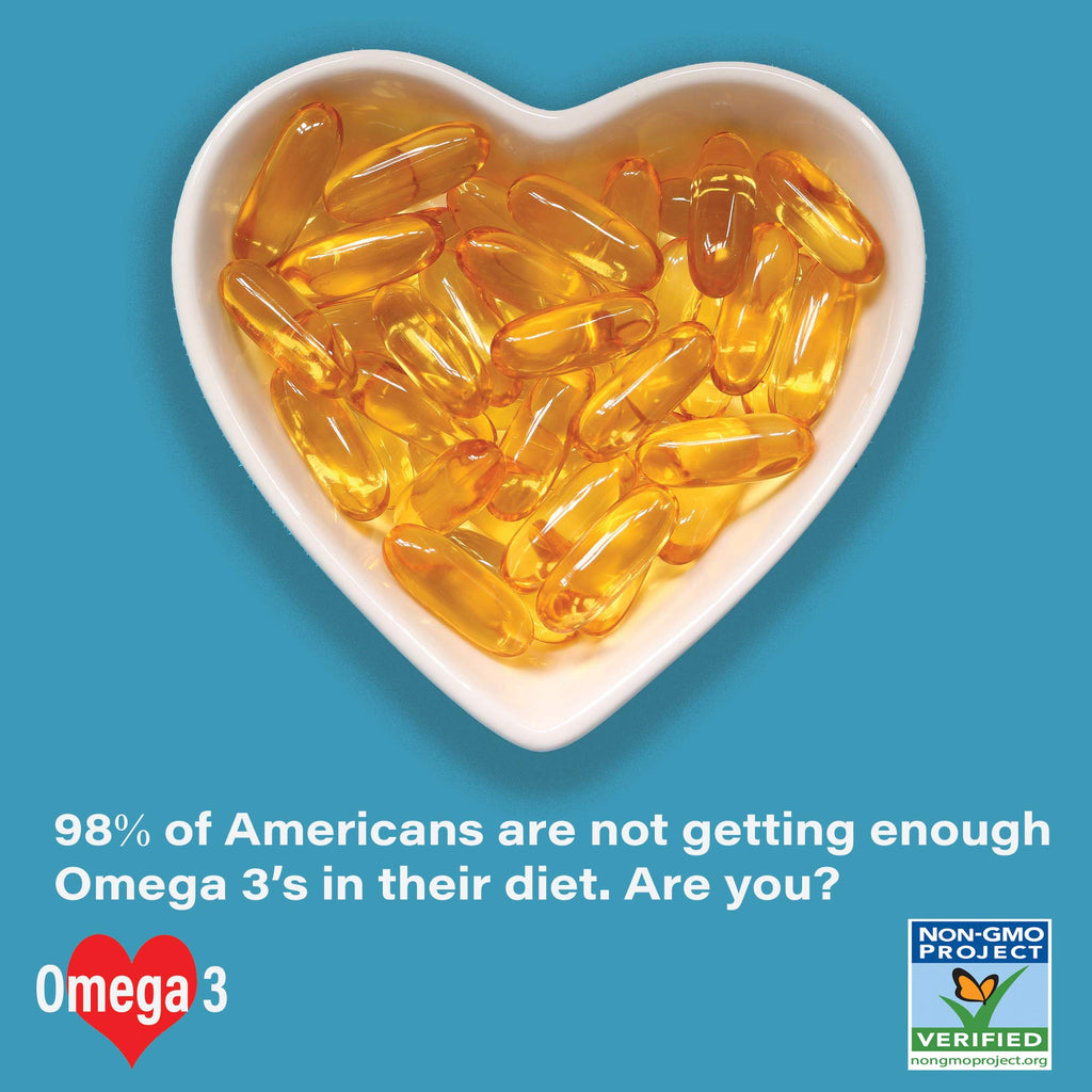 Omega 3 Fish Oil 2,000mg- Grade. 1000mg EPA 500mg DHA. Burpless Capsules with No Fishy Aftertaste. All Natural