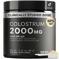 Toniiq Bovine Colostrum Powder Supplement 2000mg - 50% IgG for Gut Health, Immune Support & Skin - French Colostrum Farm-to-Jar Traceable