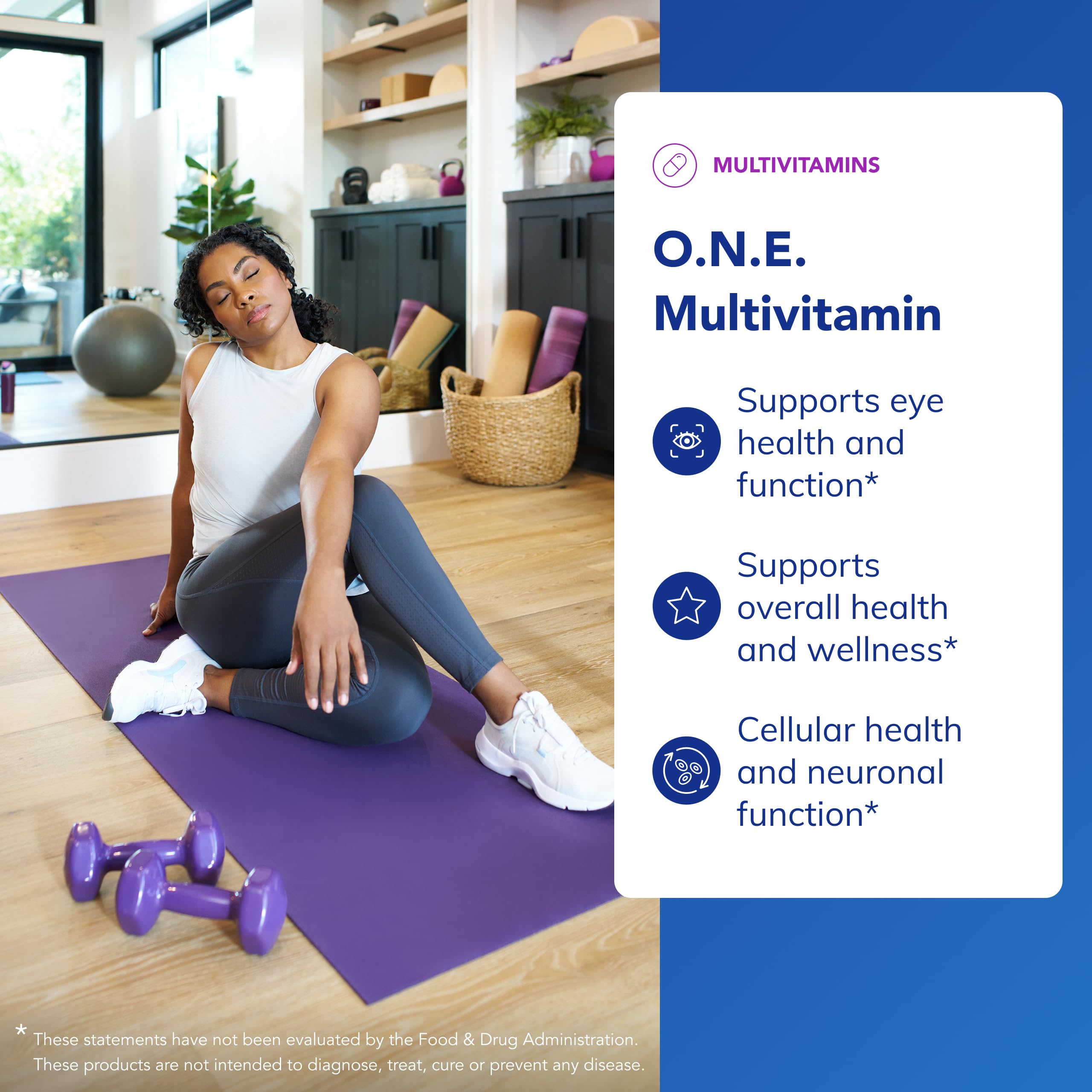 Pure Encapsulations O.N.E. Multivitamin - Once Daily Multivitamin with Antioxidant Complex Metafolin, CoQ10, and Lutein to Support Vision, Cognitive Function, and Cellular Health* - 120 Capsules Pure EncapsulationsBuy Supplements Australia