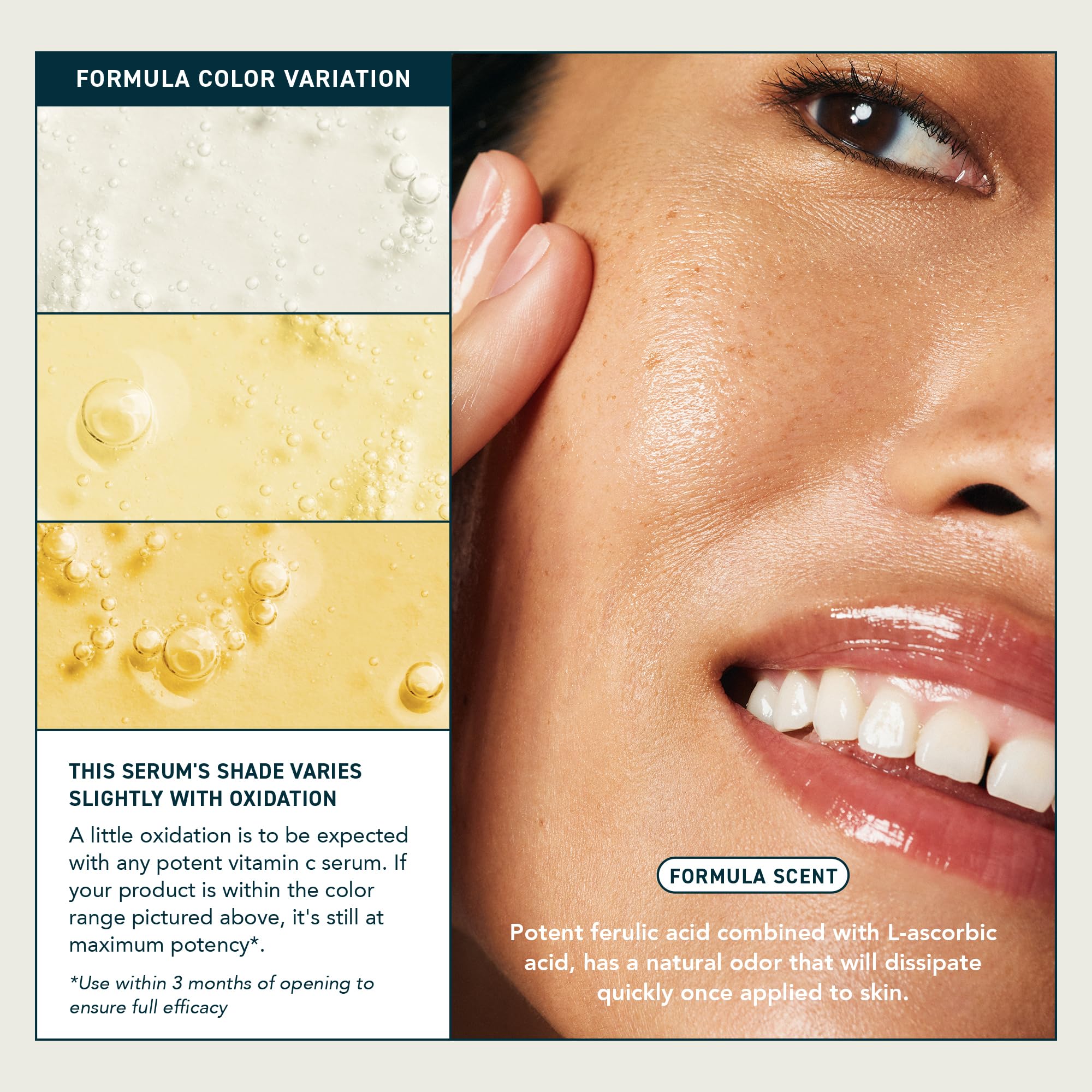 Prequel Skin Lucent-C, Vitamin C Serum for Face. Professional Facial L-Ascorbic Acid, Ferulic Acid Formula with Niacinamide.