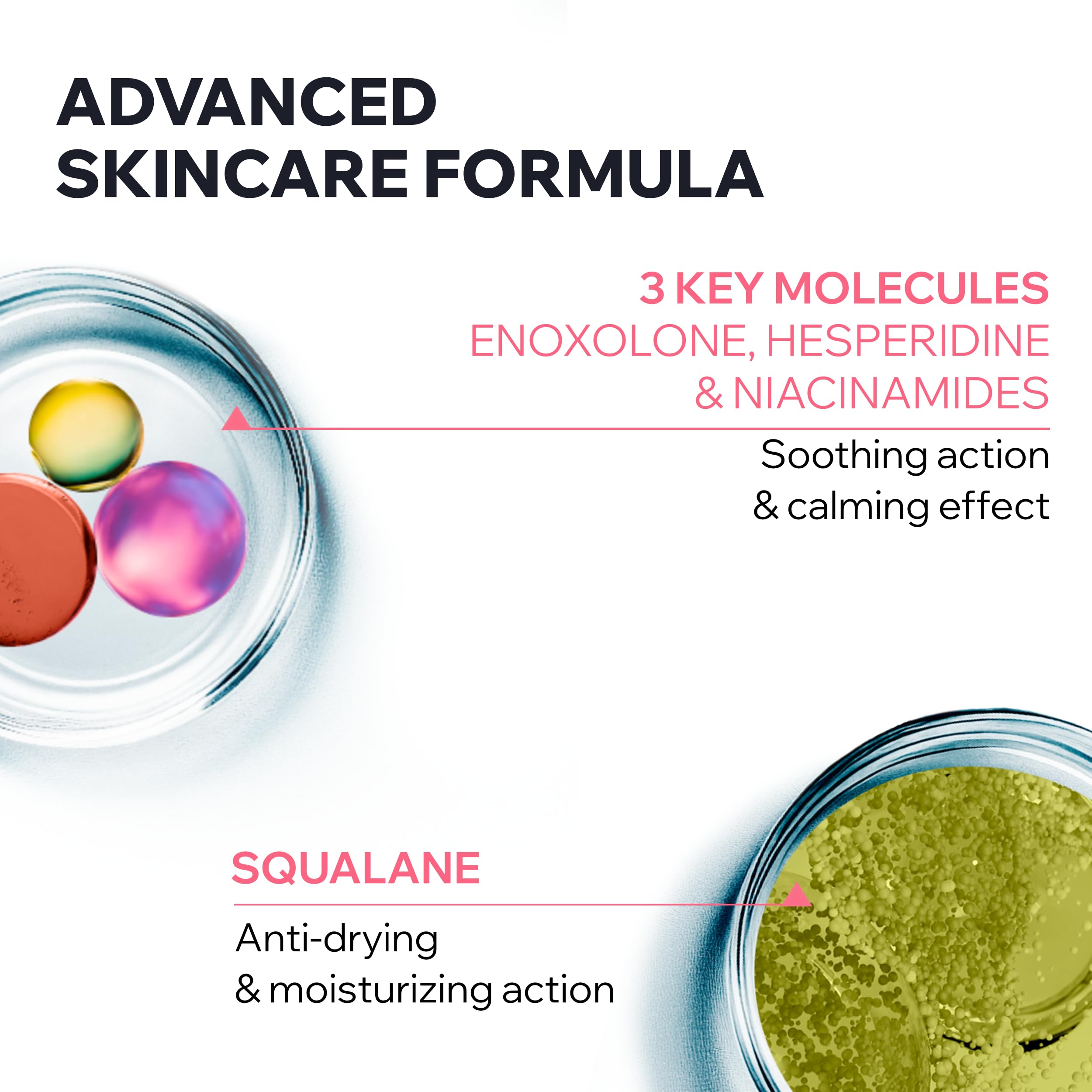 Uriage Roseliane Smoothing Serum, Visibly Calms Redness, Heating Sensations, Fine Lines, Face, Hesperidin, Enoxolone
