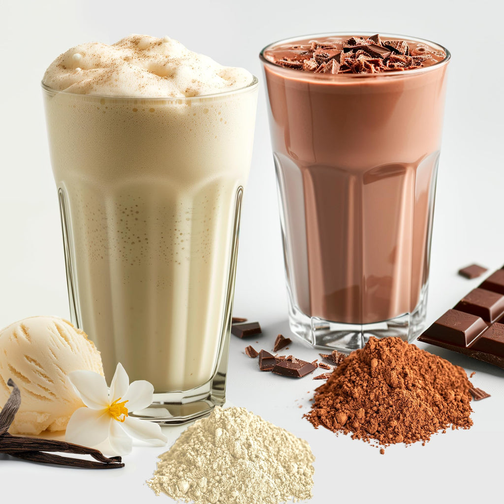The Fittest Whole Feast Beef Protein Powder - Milk Chocolate - Grass Fed Nose to Tail Carnivore Blend Including Liver, Colostrum and Whole Bone - BCAAs - 14g Collagen, 21g Total Protein
