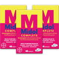 Midol Complete Menstrual Pain Relief Caplets with Acetaminophen for Period Cramps, and Menstrual Symptom Relief - 40 Count (Pack of 3) (Packaging May Vary) MidolBuy Supplements Australia